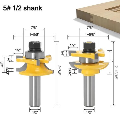 2pcs 12mm 1/2 "Handle Drill Bit(NO1 12.7mm Shank) in Saudi Arabia