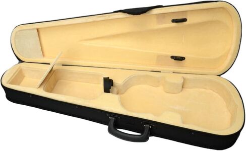 Nylon Black Triangle Enhanced 4/4 Acoustic Violin Case full (Black Silver) in Kuwait