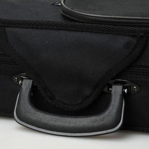 Nylon Black Triangle Enhanced 4/4 Acoustic Violin Case full (Black Silver) in Kuwait