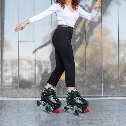 Sure-Grip Mini Gripper Toe Stop Protective Roller Skates Stopper | Slightly Smaller Than The Gripper | 5/8 Skate Accessories & Adjustable Rubber Brake - Sold in Pairs - Made in USA in Saudi Arabia