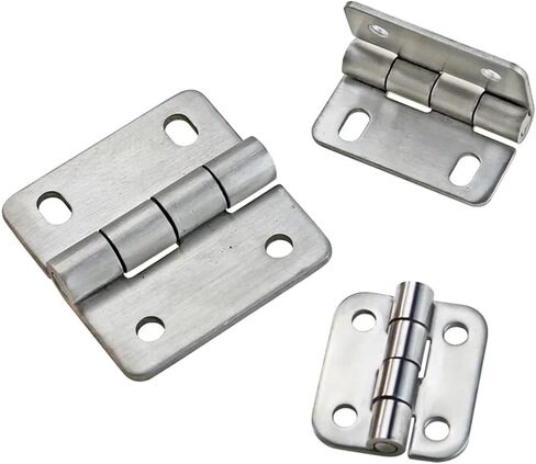 304 Stainless Steel Round Hole Waist Shaped Hole Hinge 1Pcs(XG02-013-2-1) in Kuwait
