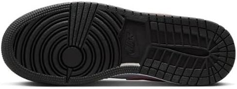 Air Jordan 1 Low Big Kids' Shoes (White/Black/Rust Pink) in Saudi Arabia