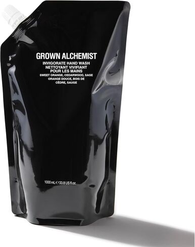 Grown Alchemist Invigorate Hand Wash. Sweet Orange, Cedarwood, Sage. Soothe, Soap to Gently Cleanse & Nourish Skin, (300mL). in Kuwait