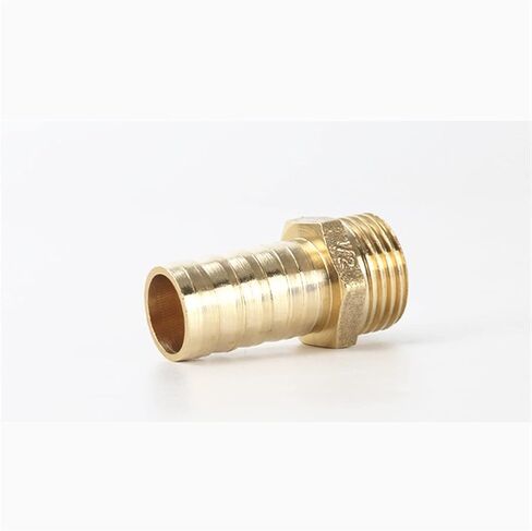 موصل Qinlu-brass خرطوم تركيب أنبوب النحاس النحاس 4 مم -19 مم خرطوم بربا ذيل 1/8 "1/4" 1/2 "3/8" BSP موصل موصل محول نقدي النحاس المشترك ، مقاومة التآكل (12 مم ، 1/4 ") in Saudi Arabia