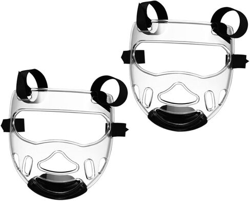 Toyandona 2pcs Sports Face Guard قابلة للفصل حارس القناع Taekwondo Tove Training للتدريب على الملاكمة وفنون القتال in Saudi Arabia