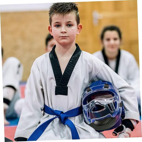 Toyandona 2pcs Sports Face Guard قابلة للفصل حارس القناع Taekwondo Tove Training للتدريب على الملاكمة وفنون القتال in Saudi Arabia