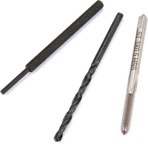 M3 Threaded Inserts Repair Kit, 304 Stainless Steel Helicoil Type Wire Insert Installation Tool Set (M3x0.5x2D) in Saudi Arabia