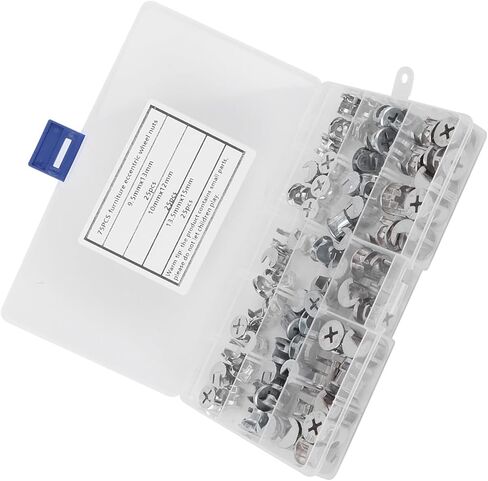 و sturdy 75pcs Cam Nut Furniture Nut Grheric Nut Set 3 in 1 Connector Hardware Tools for Panel and Office Furniture in Saudi Arabia