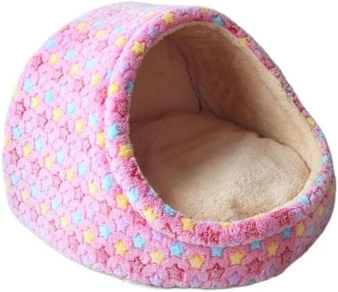 Pet Nest Pet Dog House Soft Cozy Pet Sleeping Bed Small Medium Dogs Cats Foldable Removable Puppy Nest Portable Kennel Pet Washable Small Pet Bed(Gray,Large) in Saudi Arabia