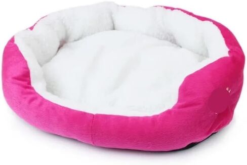 Pet Nest Super Soft Dog Bed Plush Cat Mat Christmas Small and Large Size Lambswool Kennel Bichon Pet Bed Mat Washable Small Pet Bed(Green,50x40cm) in Saudi Arabia
