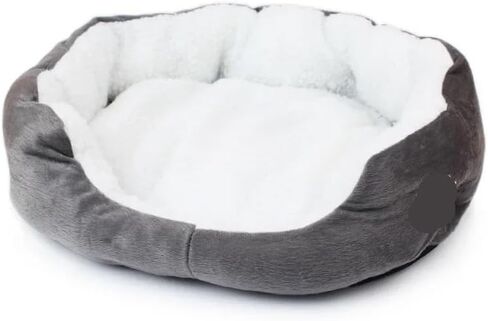 Pet Nest Super Soft Dog Bed Plush Cat Mat Christmas Small and Large Size Lambswool Kennel Bichon Pet Bed Mat Washable Small Pet Bed(Green,50x40cm) in Saudi Arabia