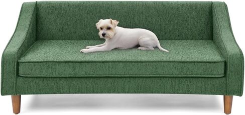 Medium And Large Dog Sofa Modern Dog Sofa Bed Breathable Pet Sofa Orthopedic Dog Bed Washable Pet Sofa With Backrest And Armrests Comfortable Pet Furniture Indoor And Outdoor Use Great For Dogs And Ca in Kuwait