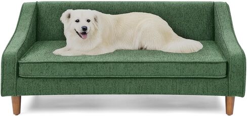 Medium And Large Dog Sofa Modern Dog Sofa Bed Breathable Pet Sofa Orthopedic Dog Bed Washable Pet Sofa With Backrest And Armrests Comfortable Pet Furniture Indoor And Outdoor Use Great For Dogs And Ca in Kuwait