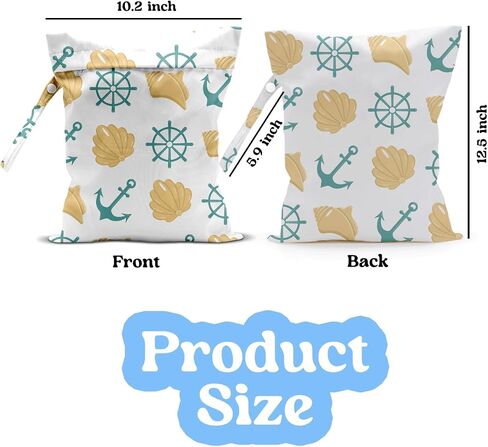Wet Dry Bag, Wet Bag for Swimsuit, Travel, Beach, Pool, Diapers, Dirty Yoga Gym Clothes, Summer Vacation Essentials, Summer Travel Gifts for Women in Saudi Arabia