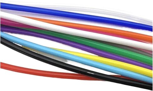 Colorful Inner Diameter 2 3 4 5 mm Flexible Rubber Hose Soft Drink Pipe Water Connector For Beer/Wine(Orange,3 METER_OD 6XID 4MM) in Saudi Arabia