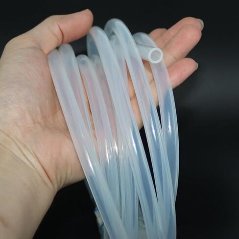 1M Silicone Hose Tube, High Temperature Clear Transparent Pipe 2 5 6 7 8 10 For Faucet Aquarium Garden Tubes(ID 4mm x OD 6mm) in Saudi Arabia