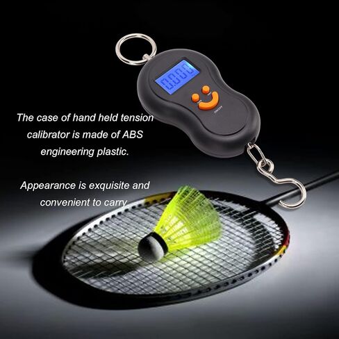 Electronic Tension Calibrator, LCD Digital Display Tennis String Tension Calibrator Shakeproof Badminton String Tension Calibrator for Tennis Badminton Sports in Saudi Arabia