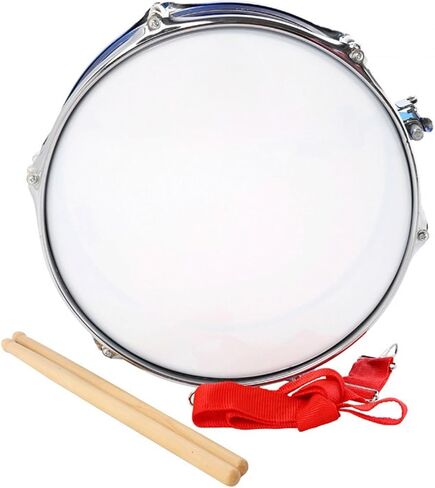 Generic 13inch Snare Drum with Strap for Music Practice, Percussion Tool for Kids and Teens, Blue in Kuwait