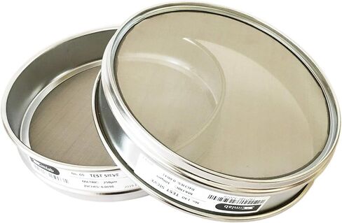 Economy Test Sieve #325 / 45μm Mesh Size,304 Stainless Steel Wire Cloth, 8" Diameter in Saudi Arabia