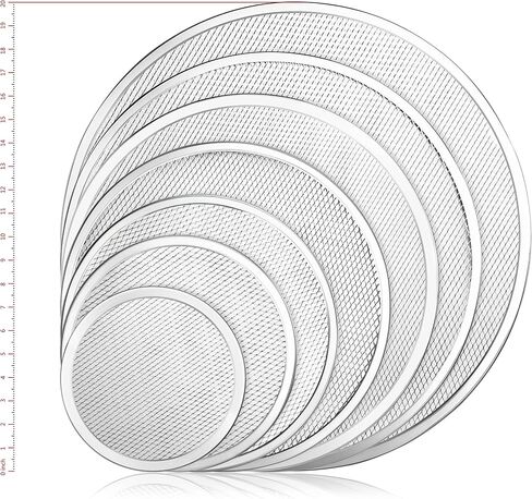 New Star Foodservice Restaurant-Grade Aluminum Pizza Baking Screen, Seamless (14-Inch (Pack of 6)) in Saudi Arabia