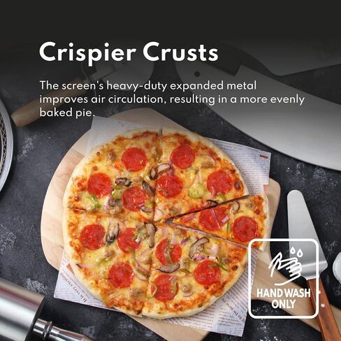New Star Foodservice Restaurant-Grade Aluminum Pizza Baking Screen, Seamless (14-Inch (Pack of 6)) in Saudi Arabia