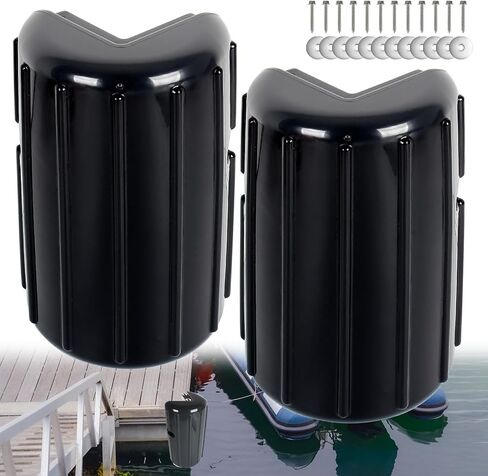 Dock Corner Bumpers,Boat Dock Bumper,Corner Dock Bumper Fenders,Dock Bumpers Marine,Boat Dock Bumpers for Edging,Includes Mounting Hardware(1/2Pack) in Kuwait