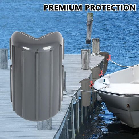 Dock Corner Bumpers,Boat Dock Bumper,Corner Dock Bumper Fenders,Dock Bumpers Marine,Boat Dock Bumpers for Edging,Includes Mounting Hardware(1/2Pack) in Kuwait