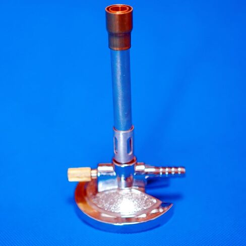 Lab Bunsen Burner, Air & Gas Adjustment with Flame Stabilizer for Natural Gas & Propane & Lab Heating in Kuwait