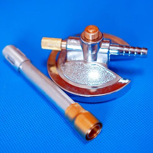 Lab Bunsen Burner, Air & Gas Adjustment with Flame Stabilizer for Natural Gas & Propane & Lab Heating in Kuwait