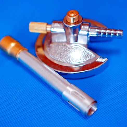 Lab Bunsen Burner, Air & Gas Adjustment with Flame Stabilizer for Natural Gas & Propane & Lab Heating in Kuwait