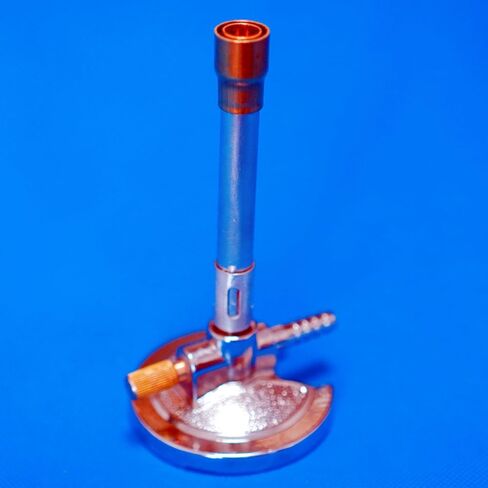 Lab Bunsen Burner, Air & Gas Adjustment with Flame Stabilizer for Natural Gas & Propane & Lab Heating in Kuwait