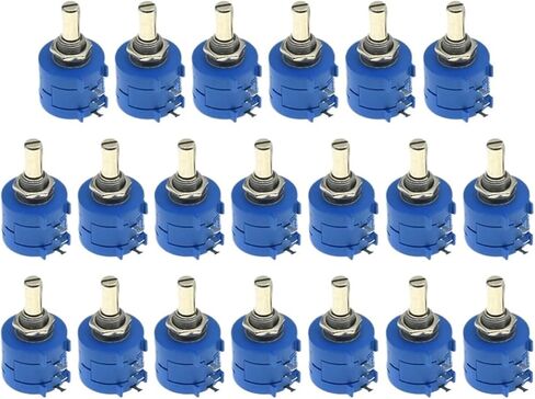 1-20pcs 3590s Potentiometer-2-103 1K 2K 5K 10k 20K 50K 100K 100R 200R 500R Precision Multi- Turn Quality Adjustable Resistor(200 Ohm) in Saudi Arabia