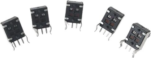 20pcs RV09 Potentiometer الأفقي 7.5mm 0932 مقاوم قابل للتعديل 100 كيلو كات 1K 20K 2K 500K 50K 5K 3PIN POTENTIOMETERS KIT (500K OHM) in Saudi Arabia