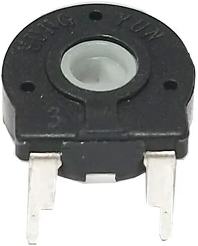 10PCS Potentiometer PT15 1K 2K 5K 10K 20K 50K 100K 500K 1M 500ohm Elliptical Hole Horizontal Adjustable Resistor Switch 3Pin(5K Ohm) in Saudi Arabia