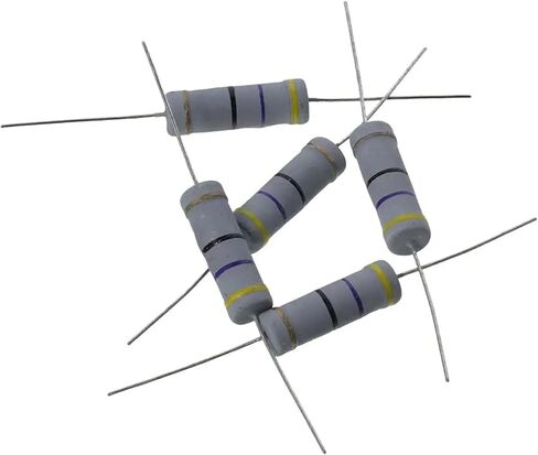 Metal Oxide Film 47 Ohm Resistor 5W 5% Tolerance Resistors Flame Proof Lead and Experiments(10pcs) in Saudi Arabia