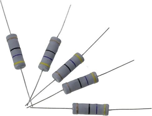 Metal Oxide Film 47 Ohm Resistor 5W 5% Tolerance Resistors Flame Proof Lead and Experiments(10pcs) in Saudi Arabia