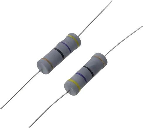 Metal Oxide Film 47 Ohm Resistor 5W 5% Tolerance Resistors Flame Proof Lead and Experiments(10pcs) in Saudi Arabia