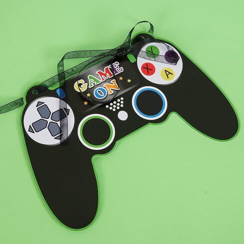 WERNNSAI Watercolor Video Game Birthday Banner - Gaming Birthday Party Decorations for Boys Kids Game Themed Party Supplies Pre-Assembled Bunting Garland Hanging Wall Decor in Saudi Arabia