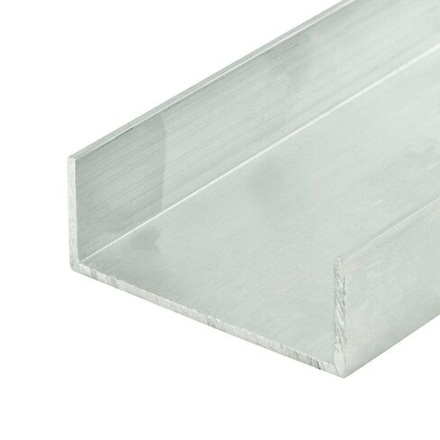 Outwater Mill Finish 1-7/8 '' داخل Dimension Aluminium U-channel 36 '' طول (حزمة 4) alu575-m-القناة c in Saudi Arabia