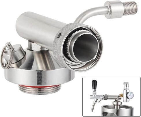 Home Brewing Mini Keg Spear Beer Growler Tap Dispenser,Craft Beer Keg Quick Fitting Connector Perfect for Party Picnic Gathering Brewing Accessories in Saudi Arabia