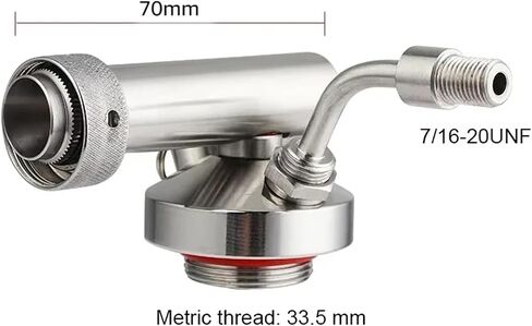 Home Brewing Mini Keg Spear Beer Growler Tap Dispenser,Craft Beer Keg Quick Fitting Connector Perfect for Party Picnic Gathering Brewing Accessories in Saudi Arabia