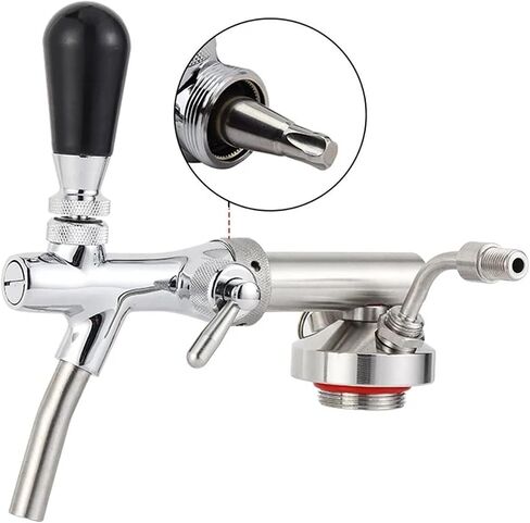 Home Brewing Mini Keg Spear Beer Growler Tap Dispenser,Craft Beer Keg Quick Fitting Connector Perfect for Party Picnic Gathering Brewing Accessories in Saudi Arabia