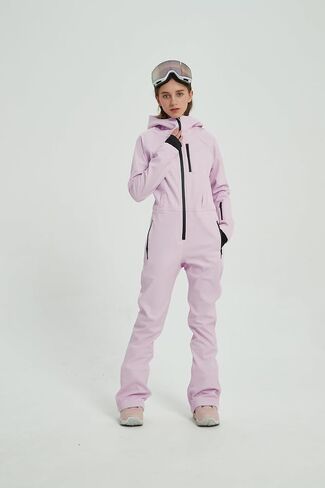 Womens Snow Suits One Piece Jumpsuit Ski Outfits Clothes Coveralls Snowboards Onesies Waterproof Insulated for Outdoor in Saudi Arabia