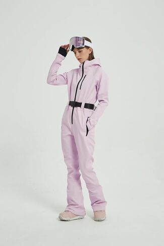 Womens Snow Suits One Piece Jumpsuit Ski Outfits Clothes Coveralls Snowboards Onesies Waterproof Insulated for Outdoor in Saudi Arabia