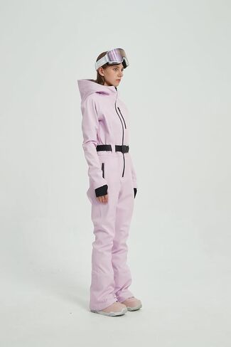 Womens Snow Suits One Piece Jumpsuit Ski Outfits Clothes Coveralls Snowboards Onesies Waterproof Insulated for Outdoor in Saudi Arabia