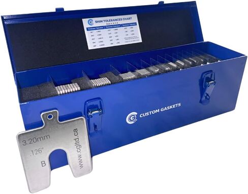 CGLTD STELAL STELL SLOTTED SHIM ، الحجم B ، 3 "× 3" (حزمة 130) in Kuwait