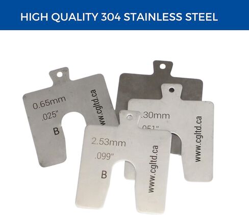 CGLTD STELAL STELL SLOTTED SHIM ، الحجم B ، 3 "× 3" (حزمة 130) in Kuwait