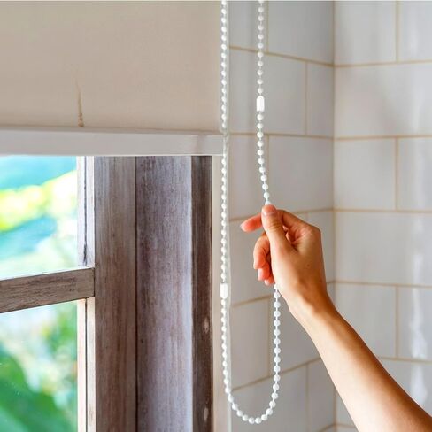 30Pcs Ball Chain Connectors, Pull Chain Connectors, Plastic Blind Ball Chains Cord Connector Clips for Vertical Roman Roller Blinds in Saudi Arabia