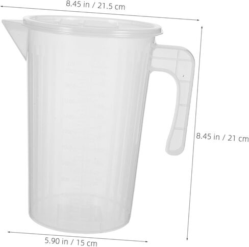 تخرج من Pretyzoom ، تخرج من إبريق مع غطاء منزلق على جانب مزدوج لقياس المطبخ السائل الدقيق للخبز الطهي في الهواء الطلق الاستخدام في الهواء الطلق in Kuwait