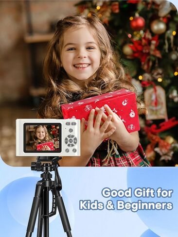 Digital Camera FHD 1080P with 32GB Card,44MP Point and Shoot Kids Camera with Anti Shake 16X Zoom，Digital Camera Vintage, Portable Small Camera Gift for Kid Girl Boy Teen (Purple) in Saudi Arabia
